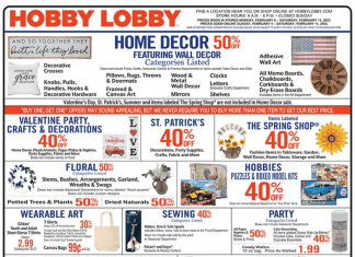 Hobby Lobby Weekly Ad Feb 05 – Feb 11, 2023