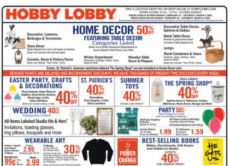 Hobby Lobby Weekly Ad Feb 26 – Mar 04, 2023