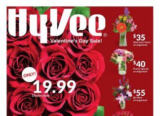 Hy-Vee Valentine’s Day Ad Feb 01 – Feb 14, 2023