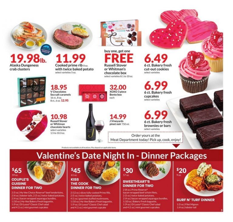 HyVee Valentine's Day Ad Feb 01 Feb 14, 2023