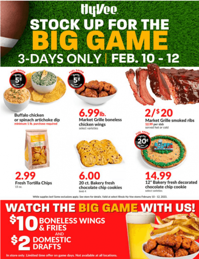HyVee ThreeDay Ad Feb 10 Feb 12, 2023