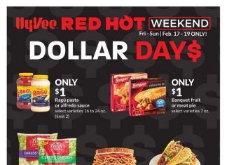 Hy-Vee Dollar Day Ad Feb 17 – Feb 20, 2023