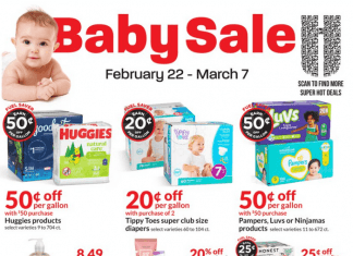 Hy-Vee Baby Ad Sale Feb 22 – Mar 07, 2023