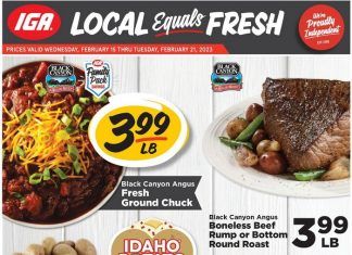 IGA Weekly Ad Feb 15 – Feb 21, 2023