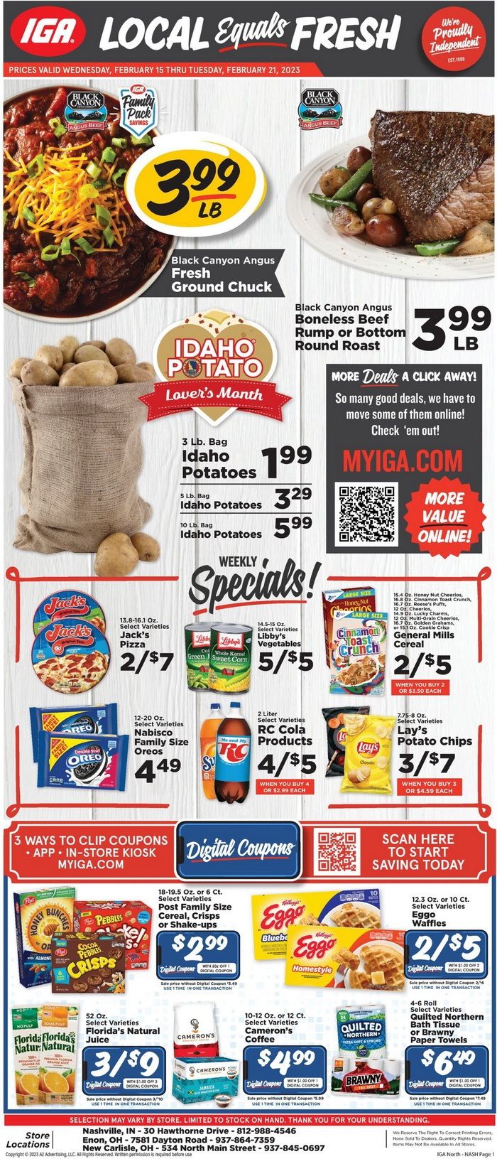 IGA Weekly Ad Feb 15 Feb 21, 2023