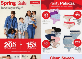 JCPenney Spring Sale Feb 21 – Feb 26, 2023