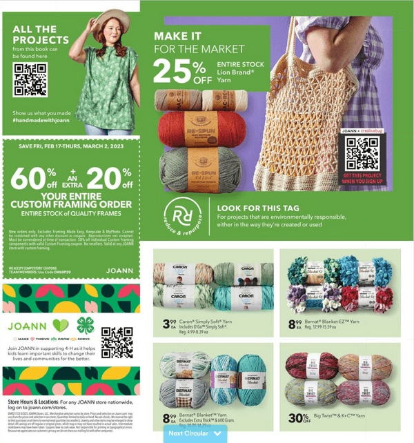 JoAnn Weekly Sale Ad Feb 17 Mar 02, 2023