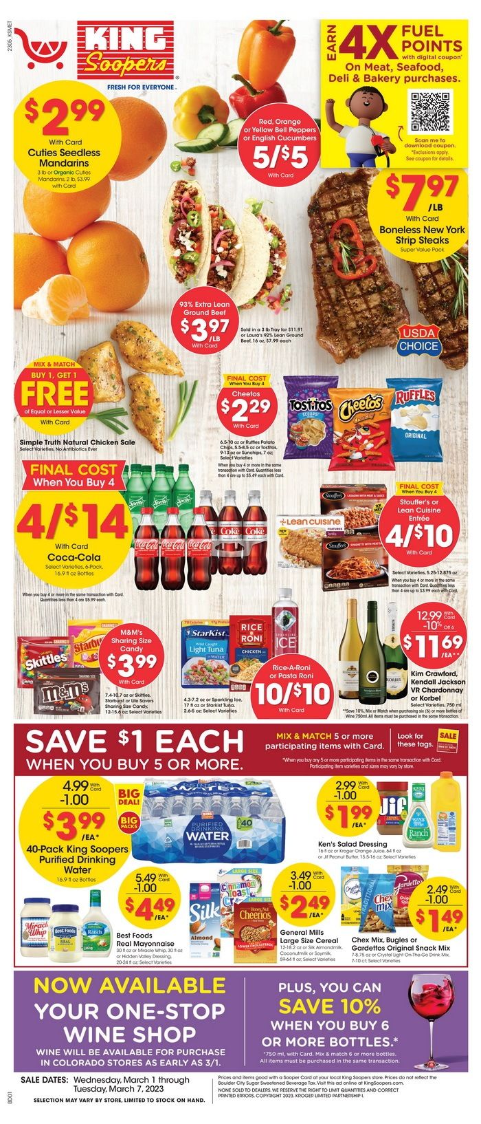 King Soopers Weekly Ad Mar 01 Mar 07, 2023 (Easter Promotion Included)