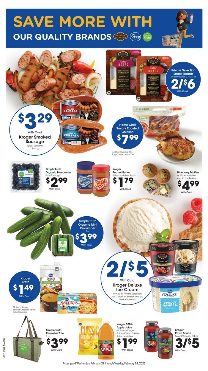 Kroger Weekly Ad Feb 22 Feb 28, 2023 (Easter Promotion Included)