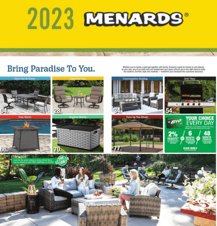 Menards Outdoor Living Catalog Feb 14 Dec 31, 2023
