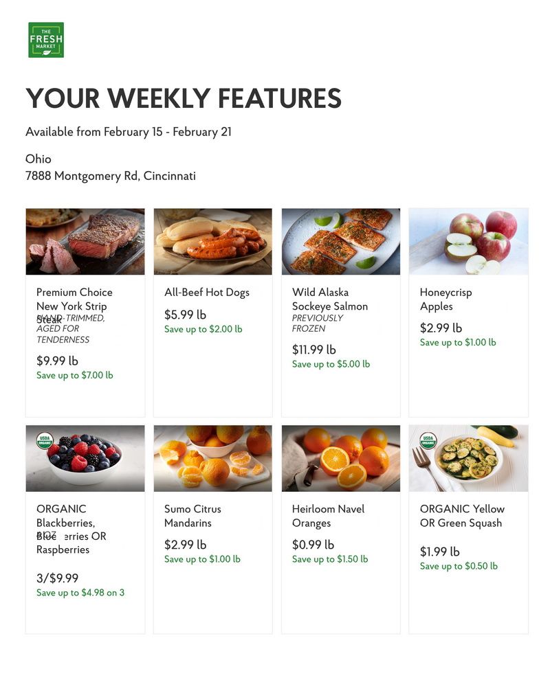 The Fresh Market Weekly Ad Feb 15 Feb 21, 2023
