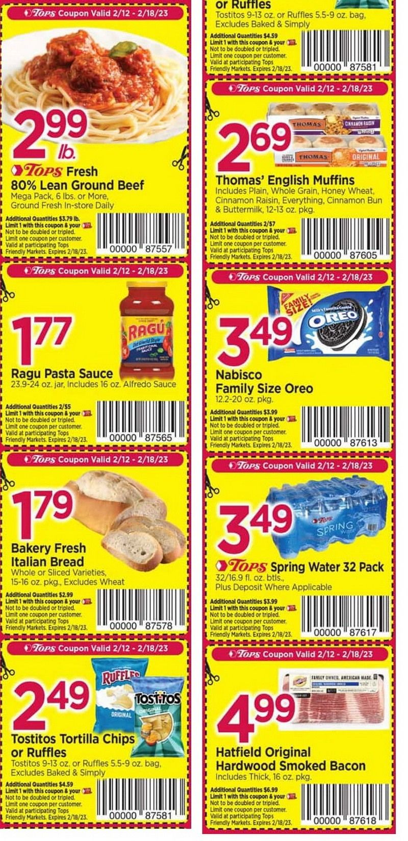 Tops Weekly Ad Feb 12 Feb 18, 2023 (Valentine's Day Promotion Included)
