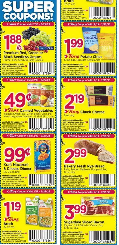 Tops Weekly Ad Feb 19 Feb 25, 2023