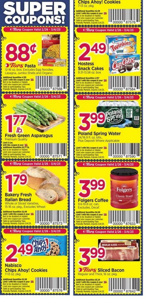 Tops Weekly Ad Feb 26 Mar 04, 2023