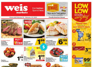 Weis Markets Weekly Sale Feb 16 – Feb 22, 2023
