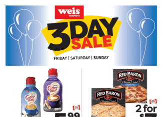 Weis Markets Three Day Ad Feb 17 – Feb 19, 2023