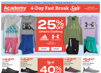 Academy Sports + Outdoors Four-Day Ad Mar 30 – Apr 02, 2023