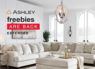 Ashley Furniture Freebies ARE BACK Extend Ad Mar 21 – Mar 27, 2023