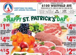 Associated Supermarkets Weekly Ad Mar 17 – Mar 23, 2023 ( St. Patrick Day Promotion Included)