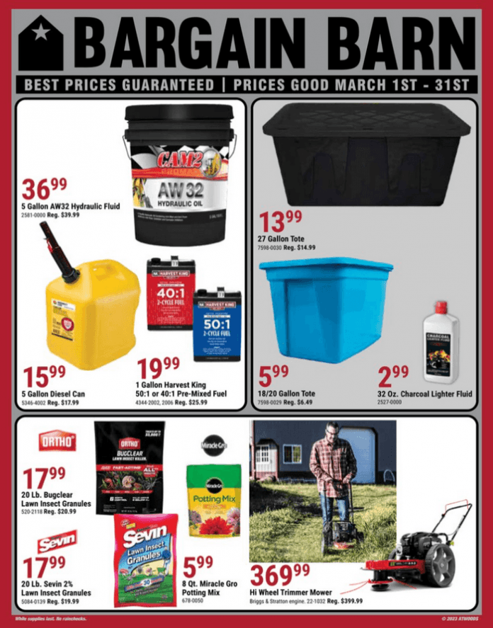 Atwoods Monthly Ad Mar 01 Mar 31, 2023