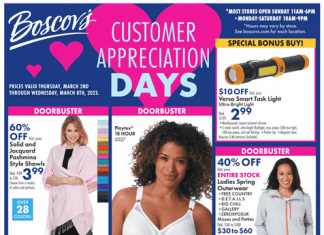 Boscov’s Weekly Ad Mar 02 – Mar 08, 2023