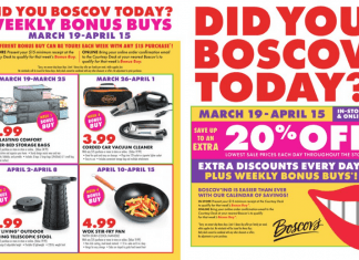 Boscov’s Monthly Ad Mar 19 – Apr 15, 2023