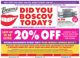 Boscov’s Weekly Ad Mar 23 – Mar 29, 2023