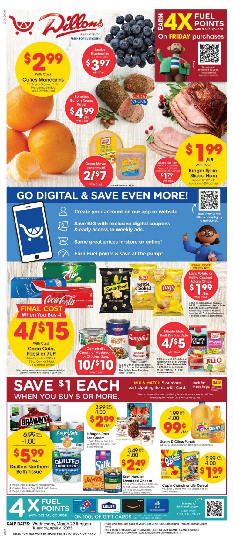 Dillons Weekly Ad Mar 29 Apr 04, 2023 (Easter Promotion Included)
