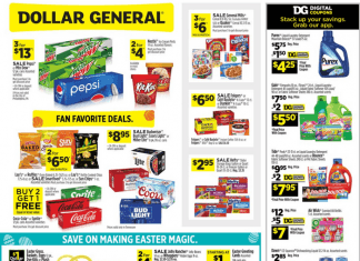 Dollar General Weekly Ad Mar 19 – Mar 25, 2023 (Easter Promotion Included)