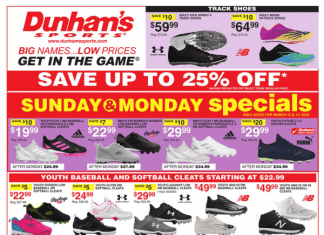 Dunham’s Sports Weekly Ad Mar 11 – Mar 16, 2023