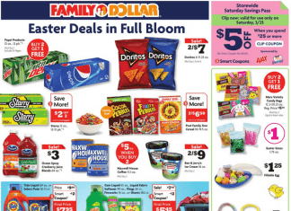 Family Dollar Weekly Ad Mar 19 – Mar 25, 2023 (Easter Promotion Included)