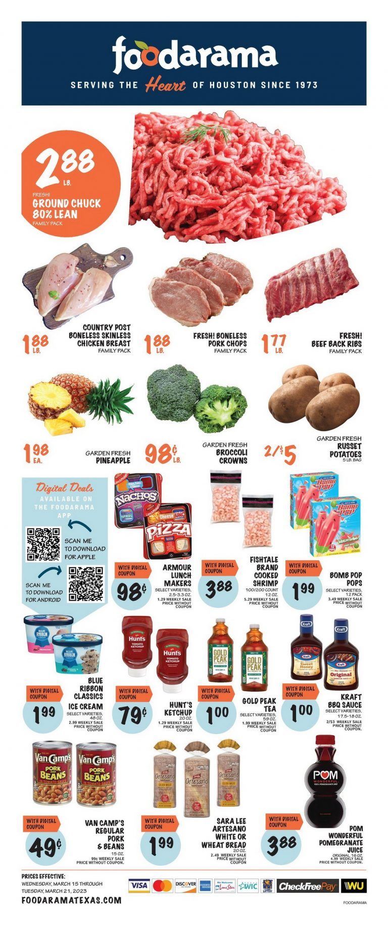 Foodarama Weekly Ad Mar 15 Mar 21, 2023