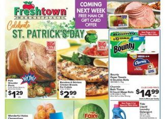 Foodtown Weekly Ad Mar 03 – Mar 10, 2023 (St. Patrick’s Day Promotion Included)