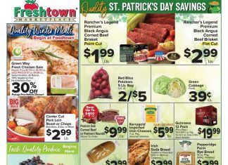 Foodtown Weekly Ad Mar 10 – Mar 16, 2023 (St. Patrick’s Day Promotion Included)