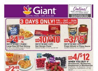 Giant Food Weekly Ad Mar 10 – Mar 16, 2023