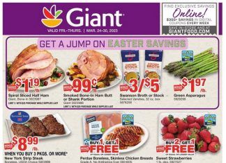 Giant Food Weekly Ad Mar 24 – Mar 30, 2023 (Easter Promotion Included)