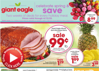 Giant Eagle Weekly Ad Mar 30 – Apr 12, 2023 (Easter Promotion Included)