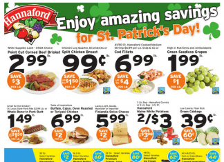 Hannaford Weekly Ad Mar 12 – Mar 18, 2023 (St. Patrick’s Day Promotion Included)