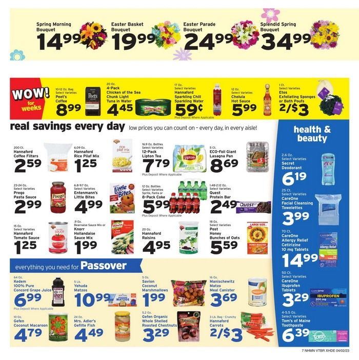 Hannaford Weekly Ad Apr 02 Apr 08, 2023 (Easter Promotion Included)