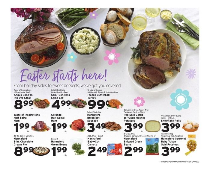 Hannaford Weekly Ad Apr 02 Apr 08, 2023 (Easter Promotion Included)