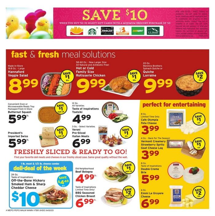 Hannaford Weekly Ad Apr 02 Apr 08, 2023 (Easter Promotion Included)