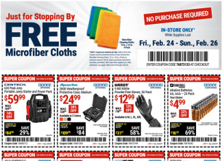 Harbor Freight Coupon Ad Mar 24 – Mar 26, 2023