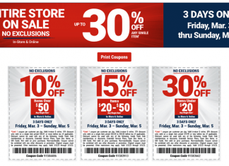 Harbor Freight Coupon Ad Mar 03 – Mar 05, 2023