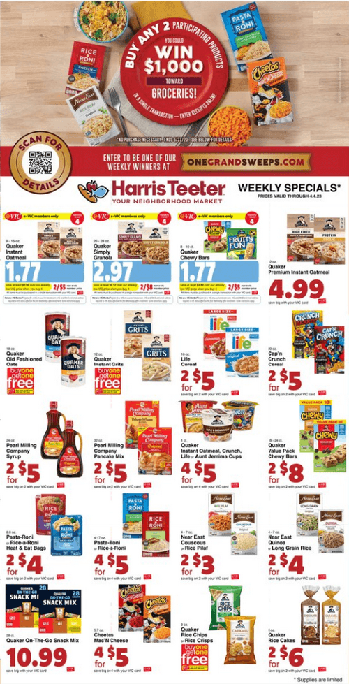 Harris Teeter Weekly Ad Mar 29 Apr 04, 2023 (Easter Promotion Included)