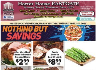 Harter House Weekly Ad Mar 29 – Apr 11, 2023 (Easter Promotion Included)