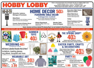 Hobby Lobby Weekly Ad Mar 26 – Apr 01, 2023