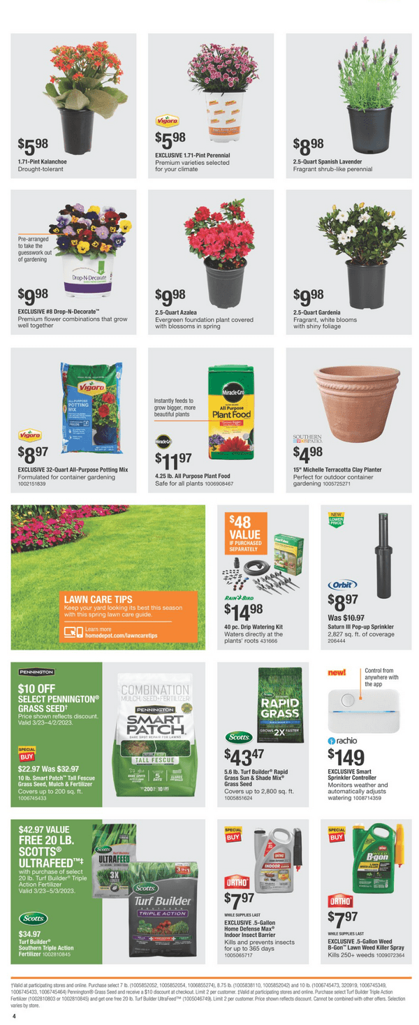 Home Depot Spring Kickoff Ad Mar 23 Apr 02, 2023