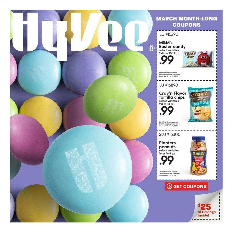 HyVee Monthly Ad Mar 01 Mar 31, 2023 (Easter Promotion Included)