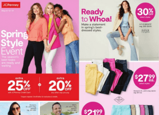 JCPenney Spring Style Event Mar 13 – Mar 19, 2023