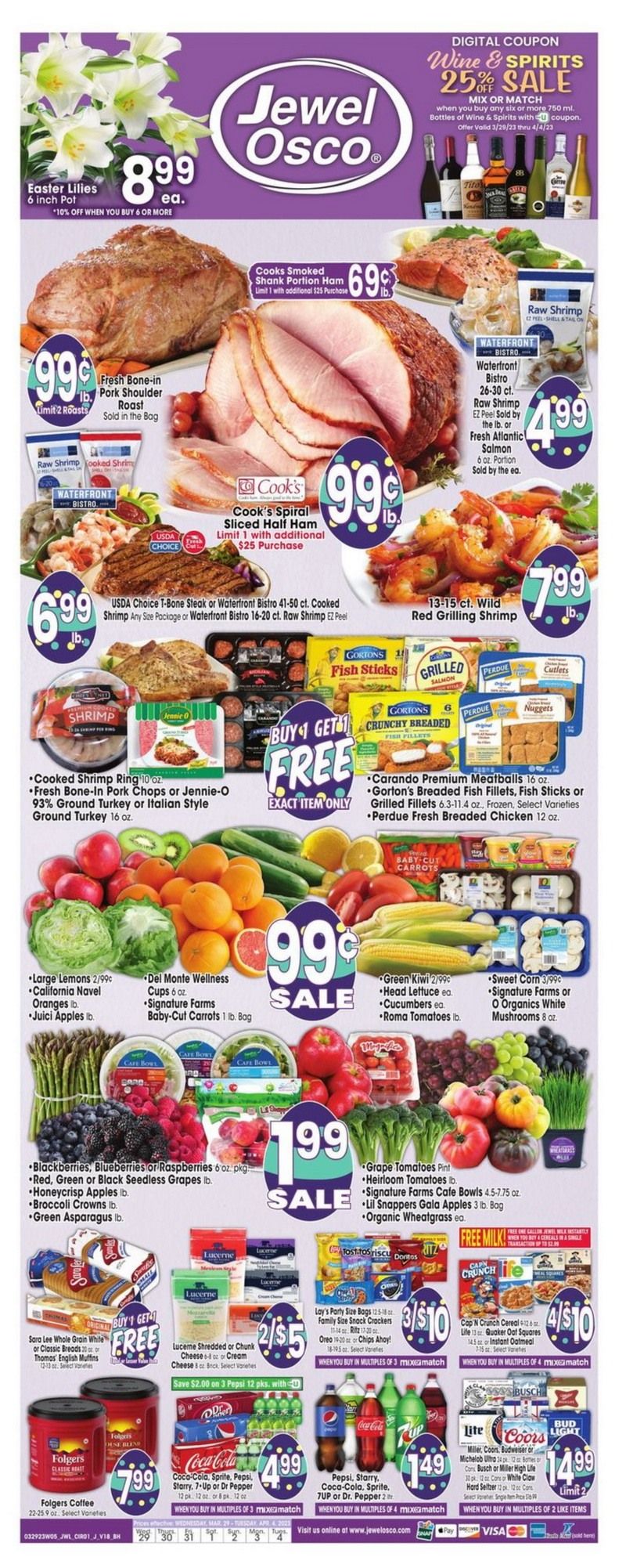 Jewel Osco Weekly Flyer Mar 29 Apr 04, 2023 (Easter Promotion Included)